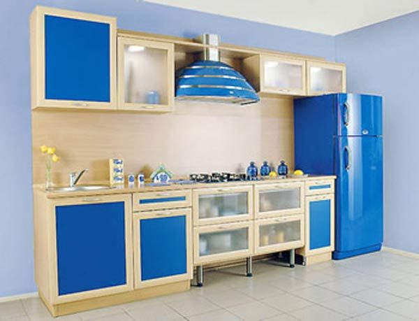 siniset keittiöt