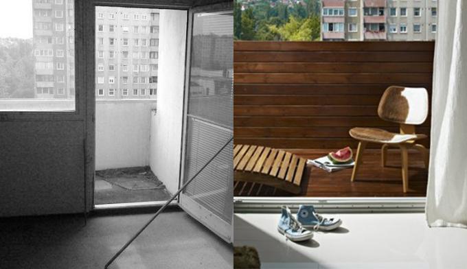 Murhatun paneelit ylellisyyttä asunto: ennen ja jälkeen kuvat
