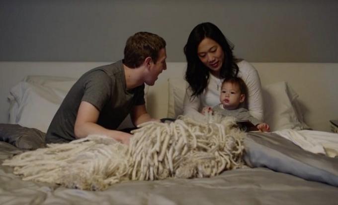Mark Zuckerberg vaimonsa ja tyttärensä