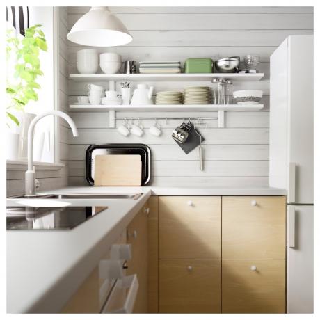 Ikea-keittiön kaapit (36 kuvaa): video-ohjeet seinäkaappien asentamiseen omin käsin, koot, hinta, valokuva