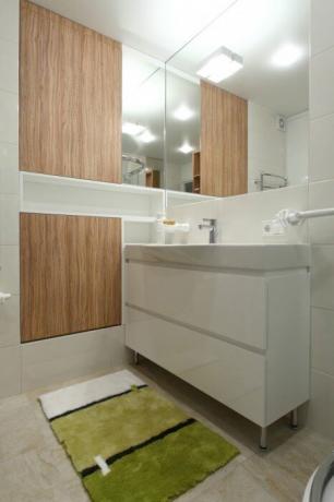 Minimalismi kylpyhuoneessa suunnittelu auttaa luomaan täydellinen sisustus. | Kuva: interiorsmall.ru.