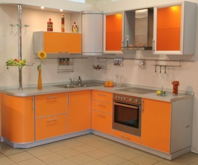 oranssi keittiön suunnittelu