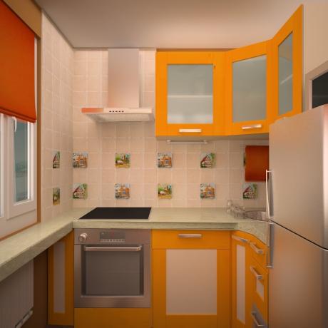 Pienen keittiön suunnittelu (48 kuvaa) 6 neliömetriä, pienen keittiön sisustus 9 neliössä omin käsin: ohjeet, valokuva- ja videotunnit, hinta
