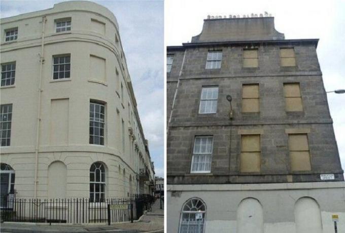 Miksi Englannissa historiallisissa rakennuksissa kuin immured ikkunat