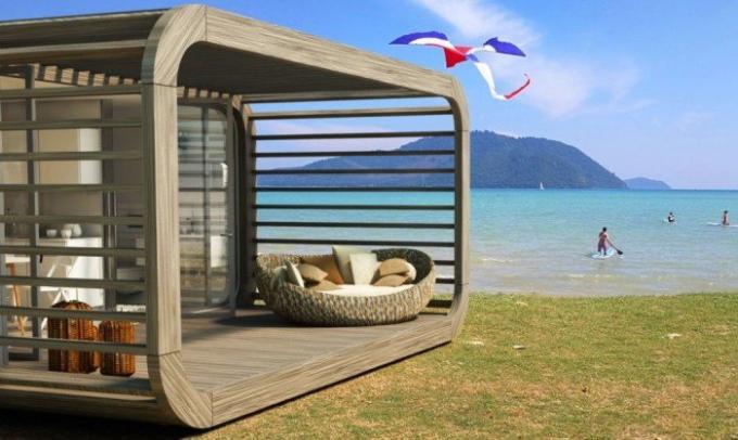 Coodo - modulaarinen kotiin, että voit laittaa rannalla.