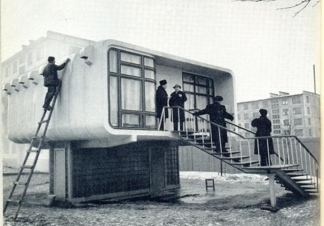 Kokeellinen muovia, rakennusvuosi Neuvostoliitossa vuonna 1961.