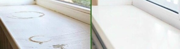 Valkoinen paperi: miten helppoa on puhdas muovi ikkunalaudat kellastumi- ja tahrat