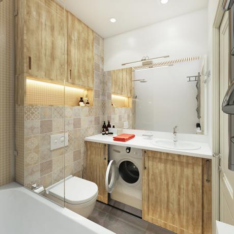 5 älykäs suunnittelu pieneen kylpyhuoneeseen