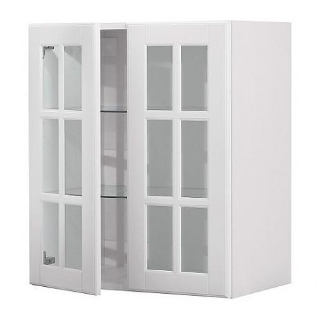 Ikean seinäkaapin lasitetut ovet