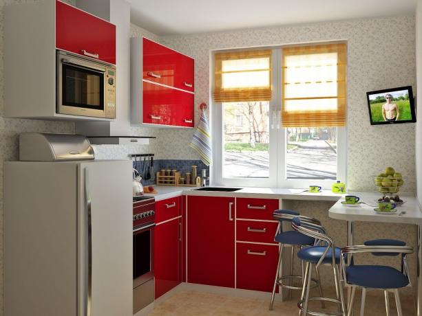 Hruštšovin kulma-keittiöt (42 kuvaa) - kuinka tehdä suunnittelu omin käsin, ohjeet, valokuva- ja video-oppaat