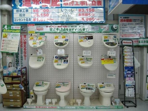 Japanissa, wc - se on kultti.